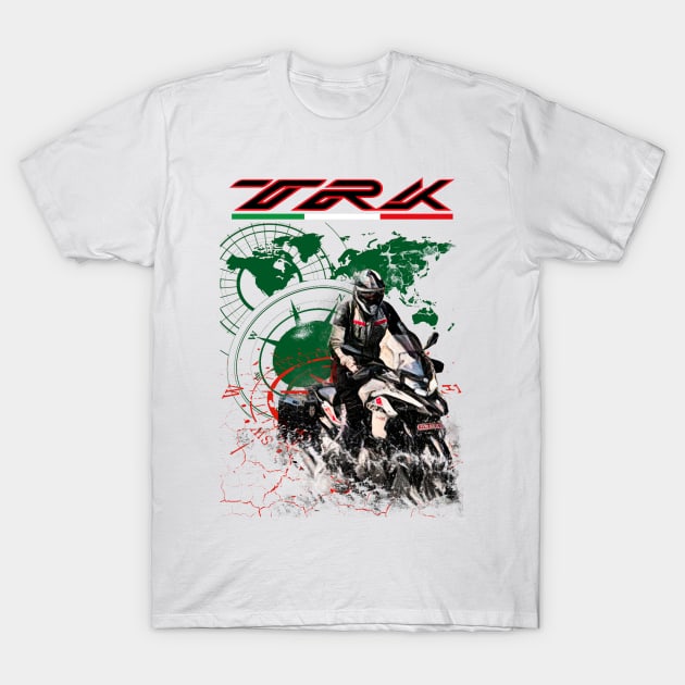 TRK 502x Motorbike T-Shirt by EvolutionMotoarte